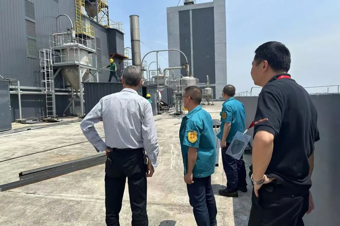 Polyester Changshu праводзіць праверку бяспекі да свята ў дзень